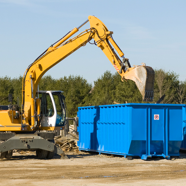 are there any restrictions on where a residential dumpster can be placed in Blount IL